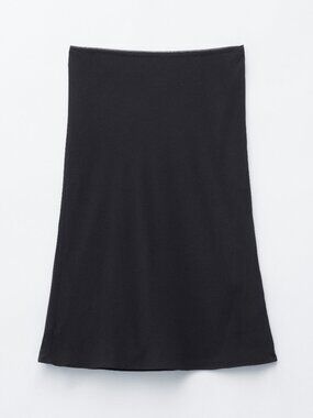 Knee-length Slip Skirt